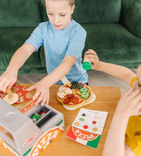 Top & Bake Wooden Pizza Counter Play Set (41 Pcs) - FSC Certified