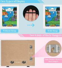 [2-Pack] Kids Art Frames, 8.5X11 Front Opening Kids Artwork Frames Changeable, White Artwork Display Storage Frame for Wall, Holds 50 Pcs, for 3D Picture, Crafts, Hanging Art, Portfolio