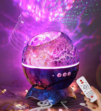 Dinoglow Egg Projector, Dinoglow 4 in 1 Northern Lights Projector, Night Lights, Dinosaur Egg Aurora Star Projector Night Light (White)