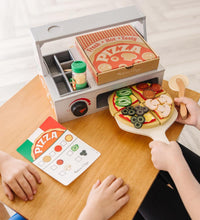 Top & Bake Wooden Pizza Counter Play Set (41 Pcs) - FSC Certified