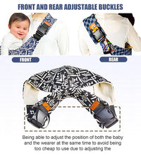 Baby Sling Carrier,Baby Carrier Newborn to Toddler,Adjustable and Lightweight Toddler Carrier(10-30Lbs),Baby Sling with Safety Buckle(Cloth,Brown)