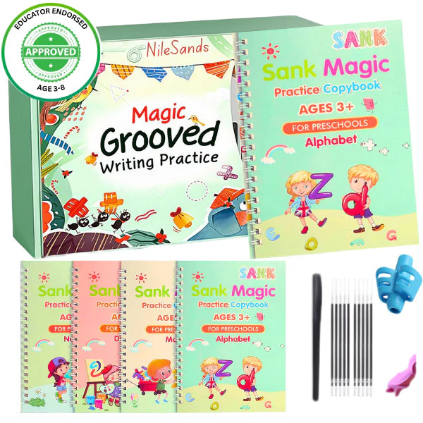 Reusable Grooved Handwriting Practice Workbook